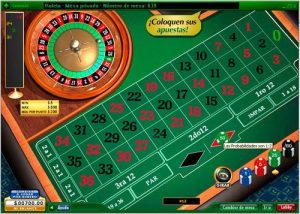 captura pantalla partida ruleta casino online